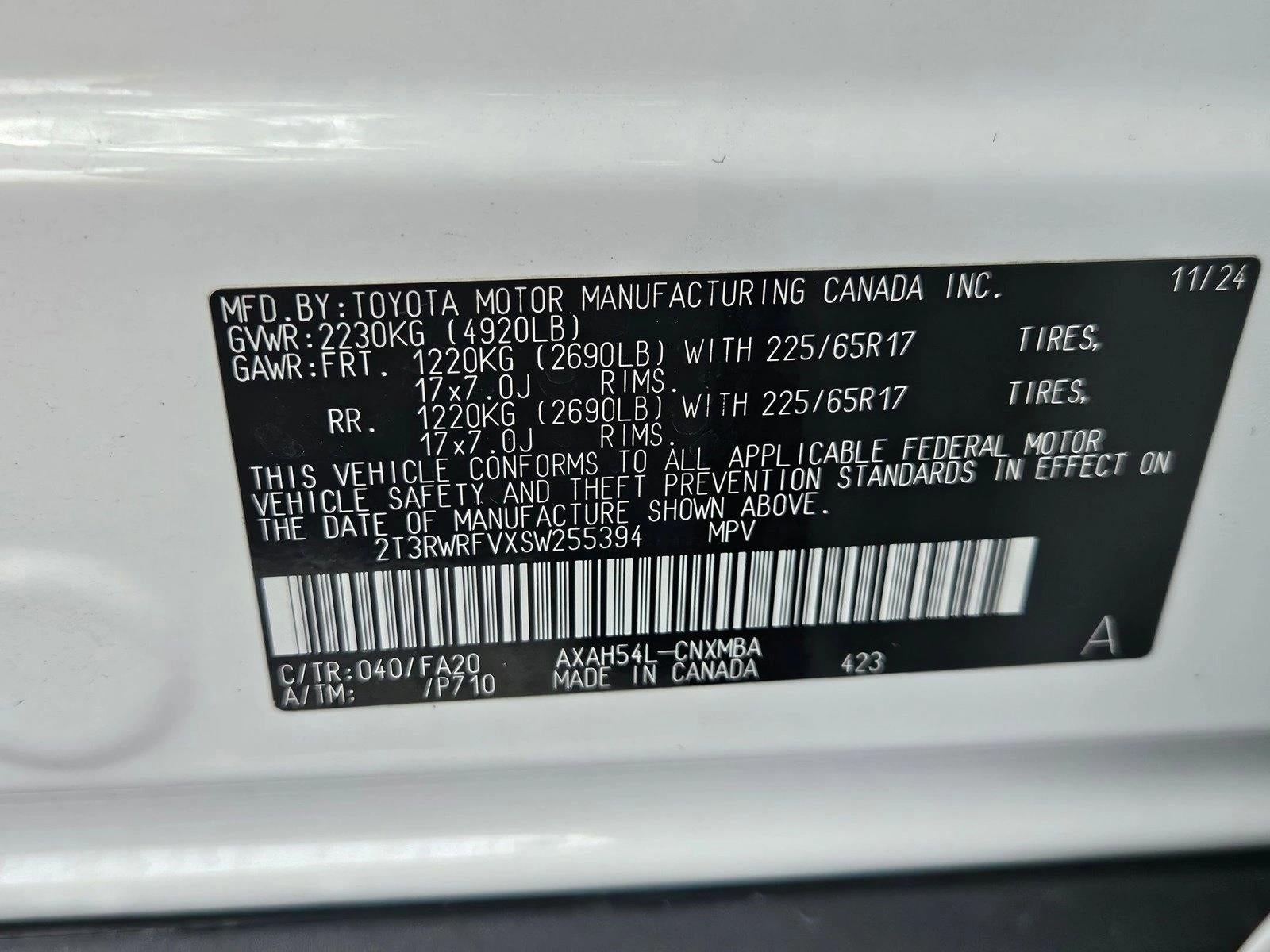 2025 Toyota RAV4 Hybrid XLE AWD (Natl)