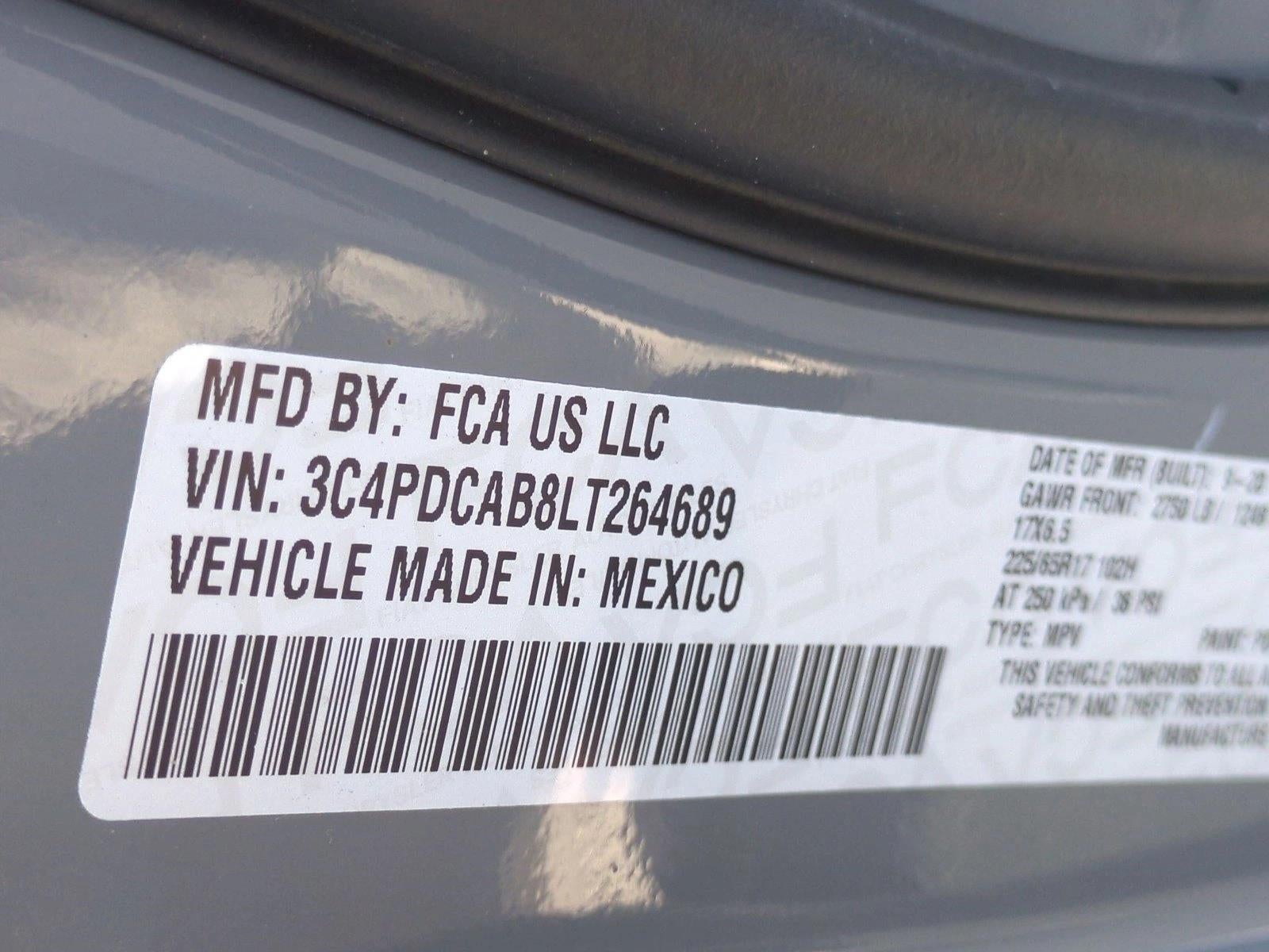 2020 Dodge Journey SE Value FWD