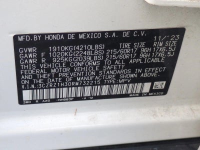 2024 Honda HR-V LX 2WD CVT