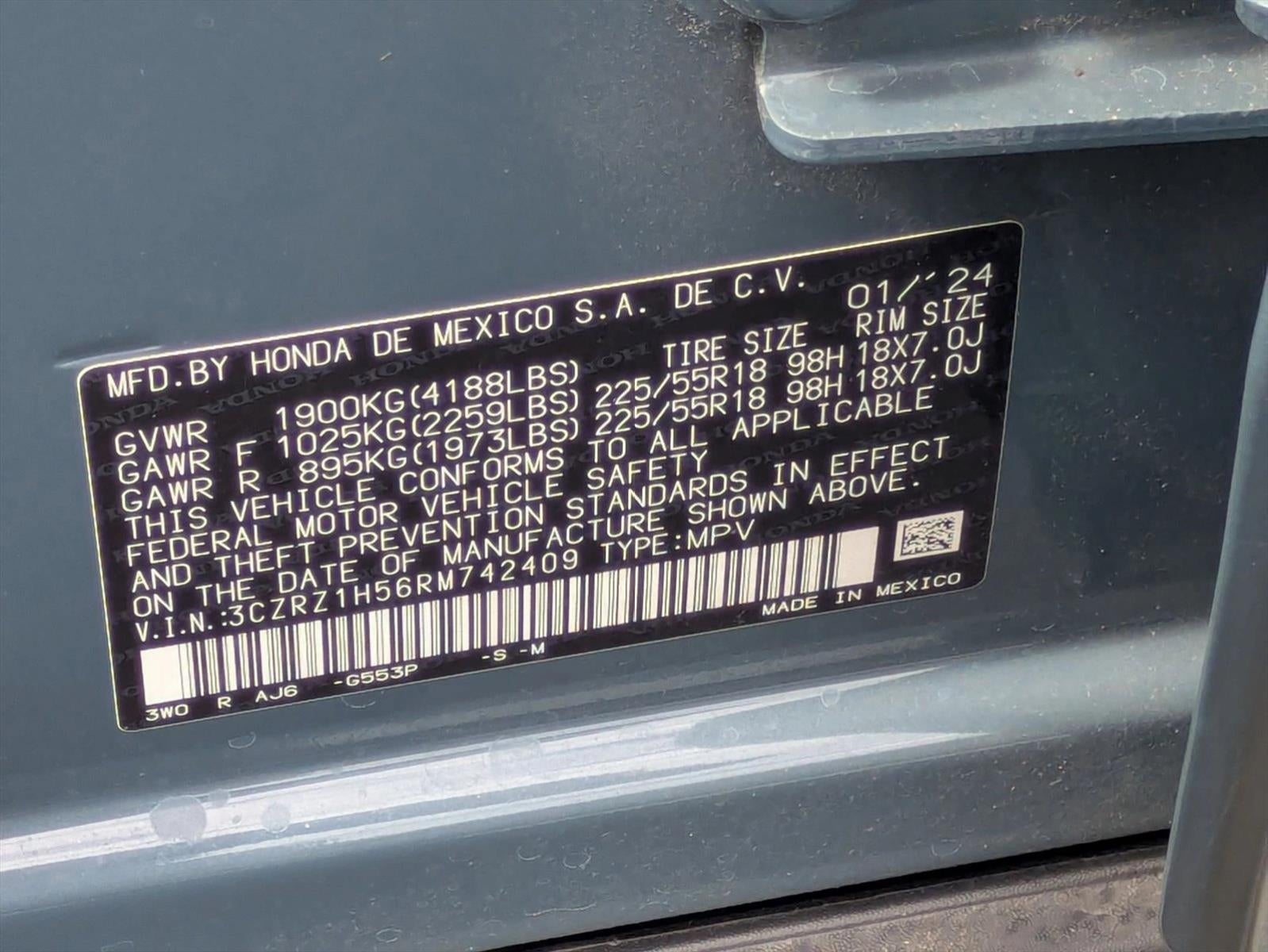 2024 Honda HR-V Sport 2WD CVT