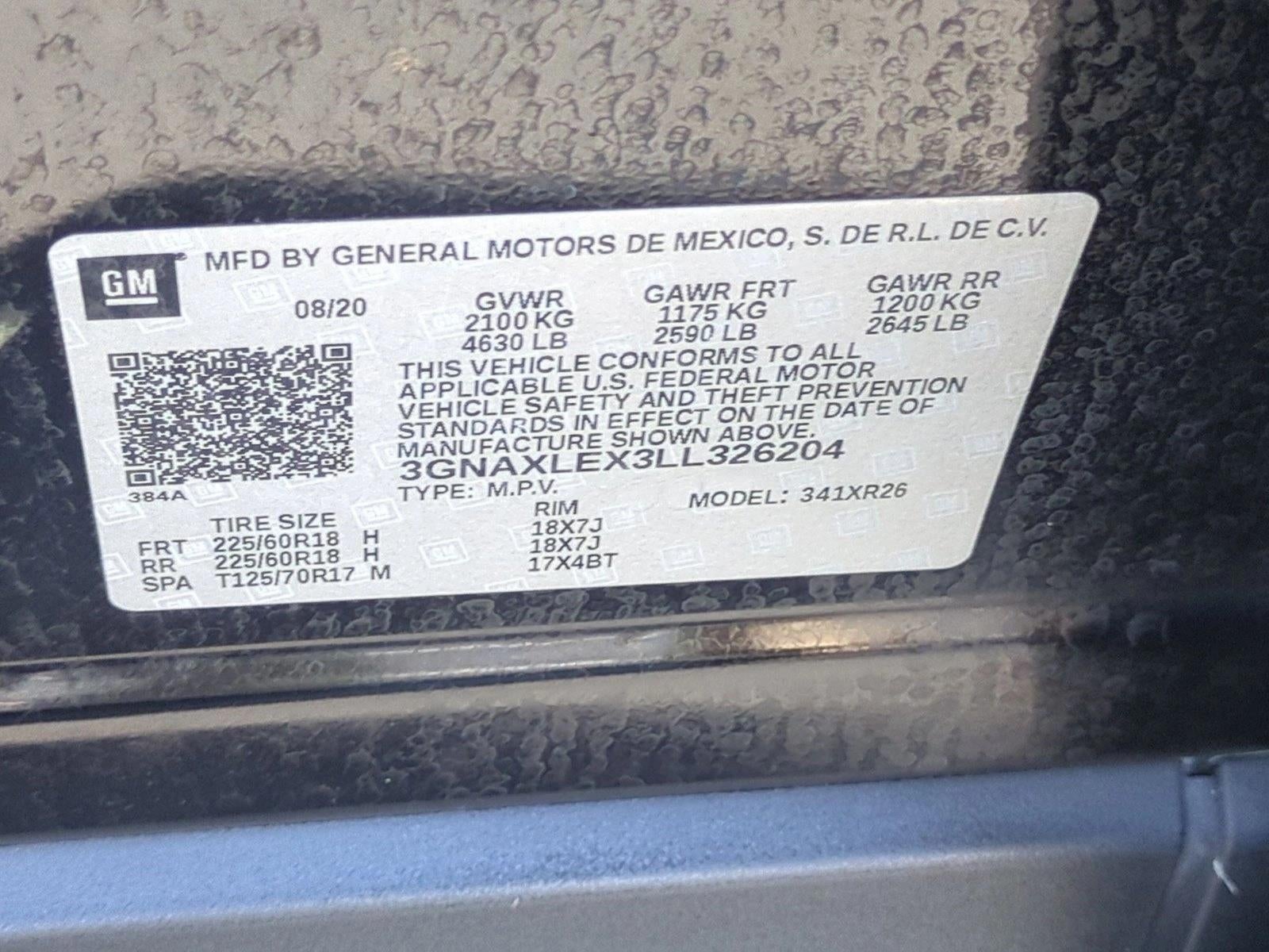 2020 Chevrolet Equinox FWD LT