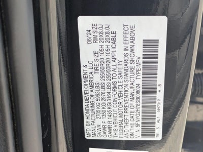 2025 Honda Pilot Touring 2WD