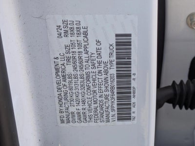 2024 Honda Ridgeline TrailSport AWD