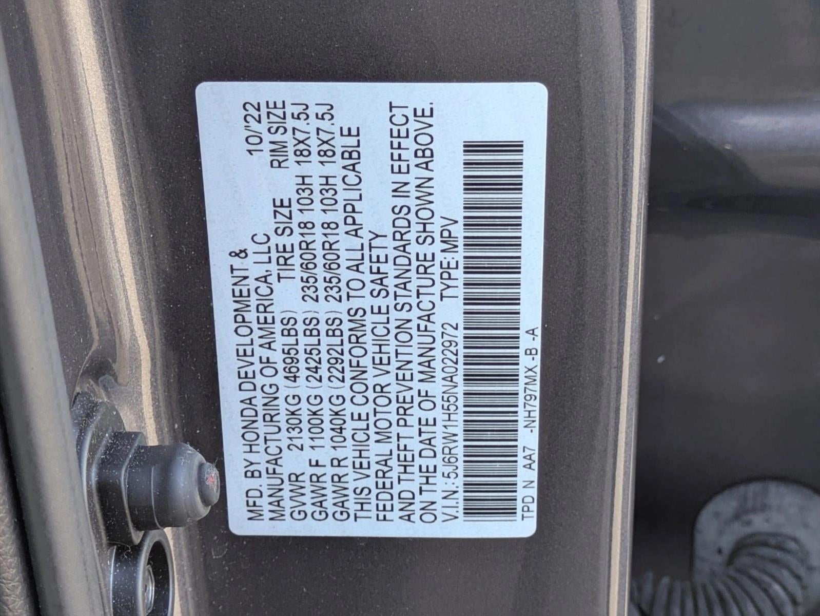 2022 Honda CR-V EX 2WD