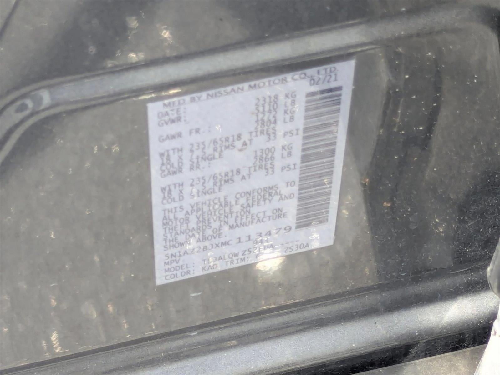 2021 Nissan Murano FWD SV