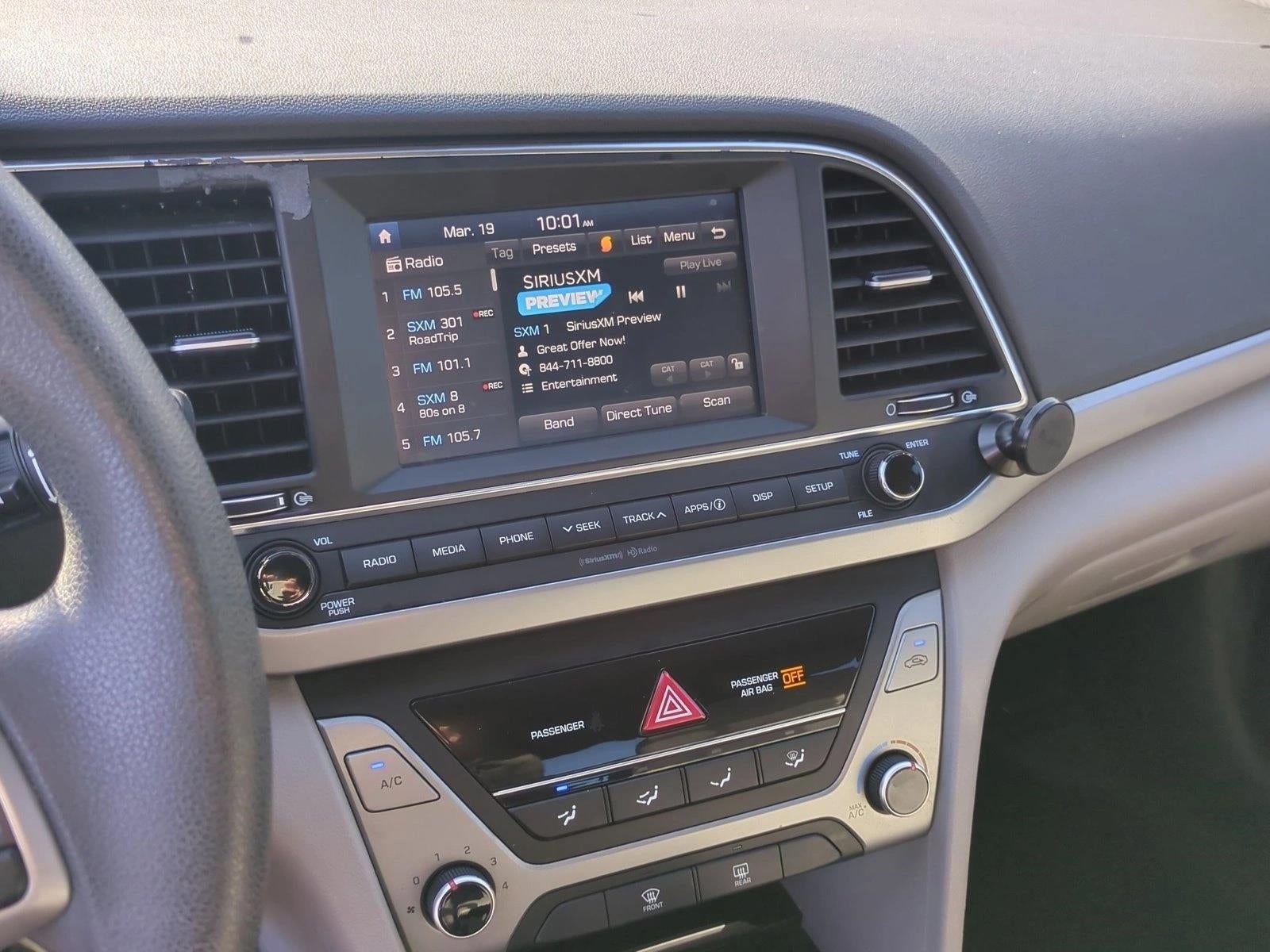 2018 Hyundai ELANTRA SEL 2.0L Auto