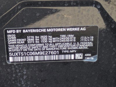 2021 BMW X3 xDrive30e Plug-In Hybrid