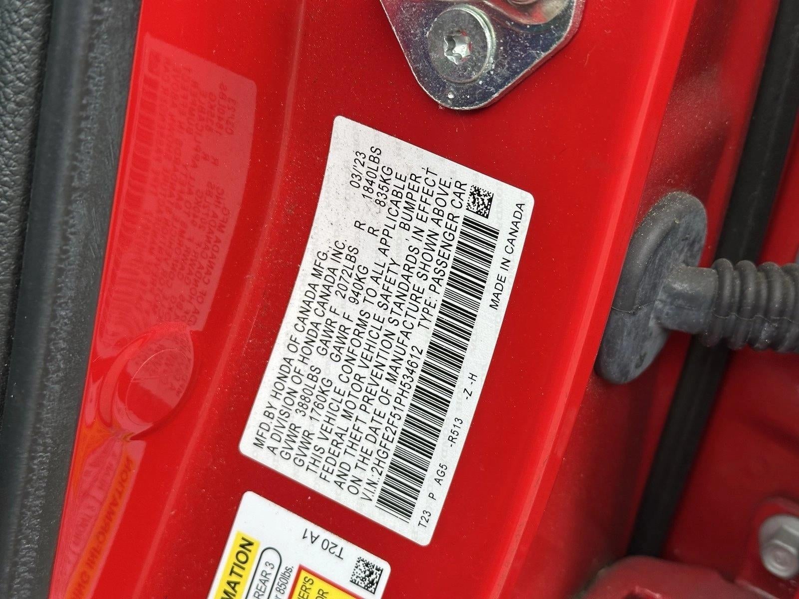 2023 Honda Civic Sedan Sport CVT