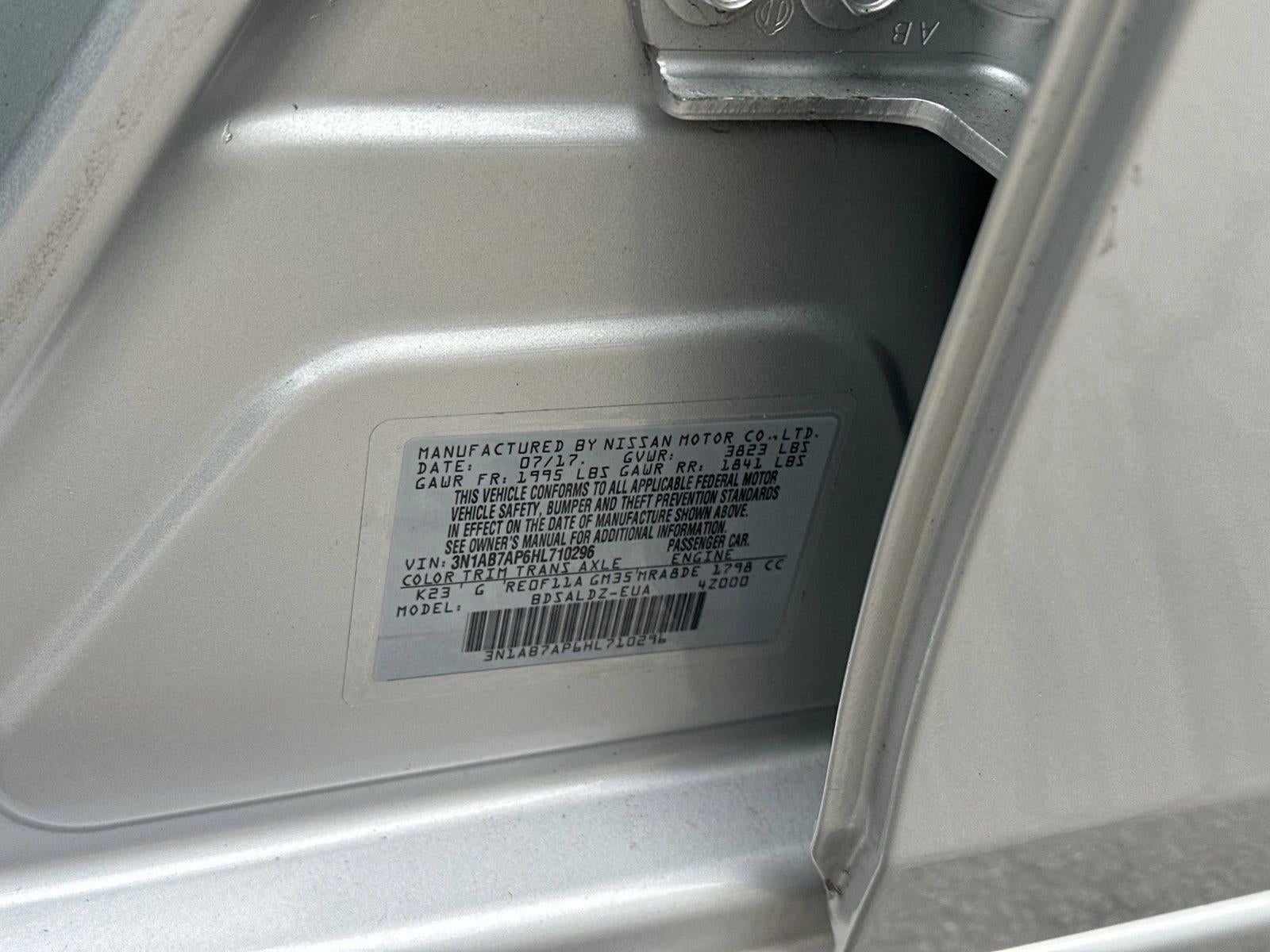 2017 Nissan Sentra SV CVT