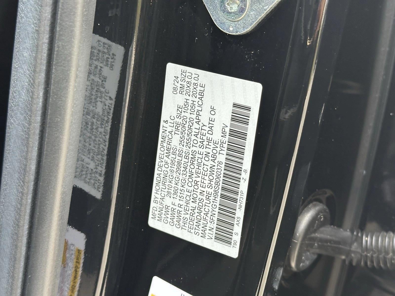 2025 Honda Pilot Black Edition AWD