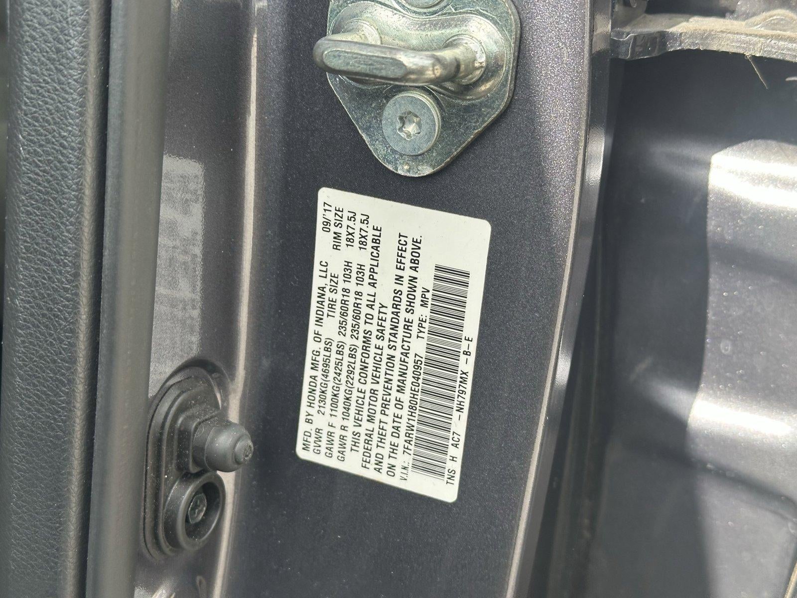 2017 Honda CR-V EX-L 2WD w/Navi