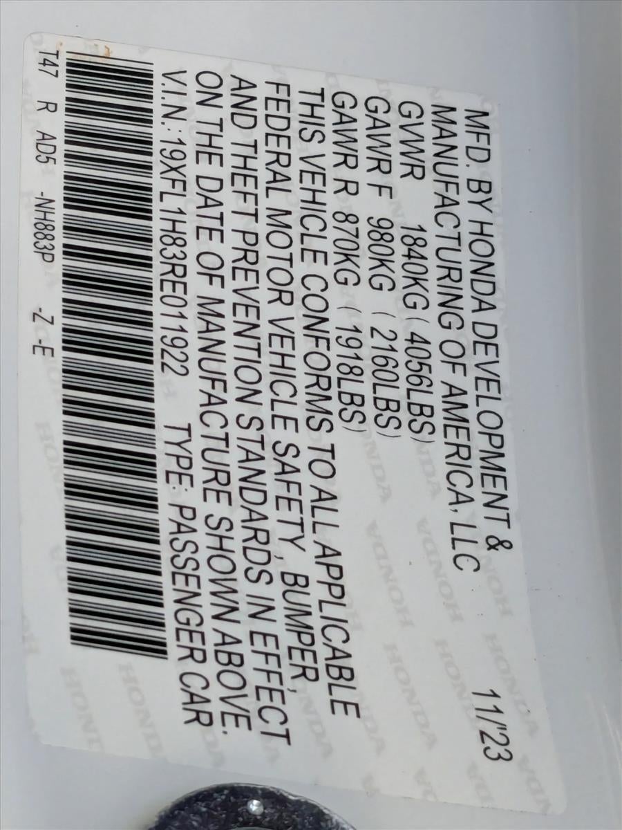 2024 Honda Civic Hatchback Sport Touring CVT