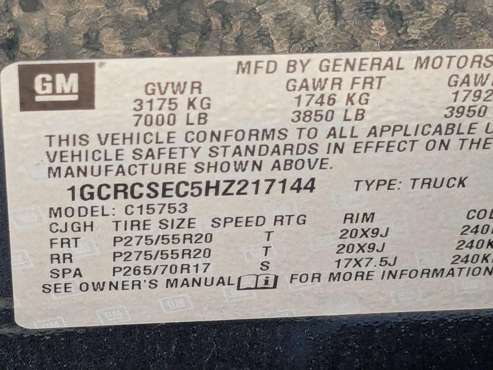 2017 Chevrolet Silverado 1500 Double Cab Standard Box 2-Wheel Drive LTZ