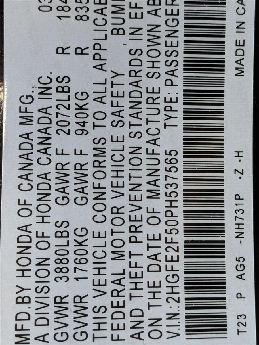 2023 Honda Civic Sedan Sport CVT