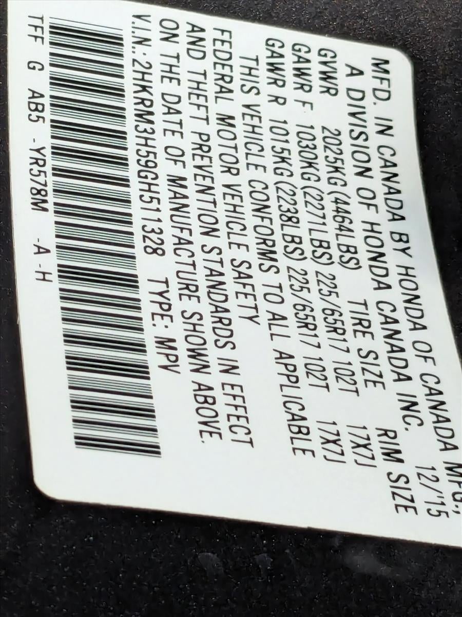 2016 Honda CR-V EX 2WD