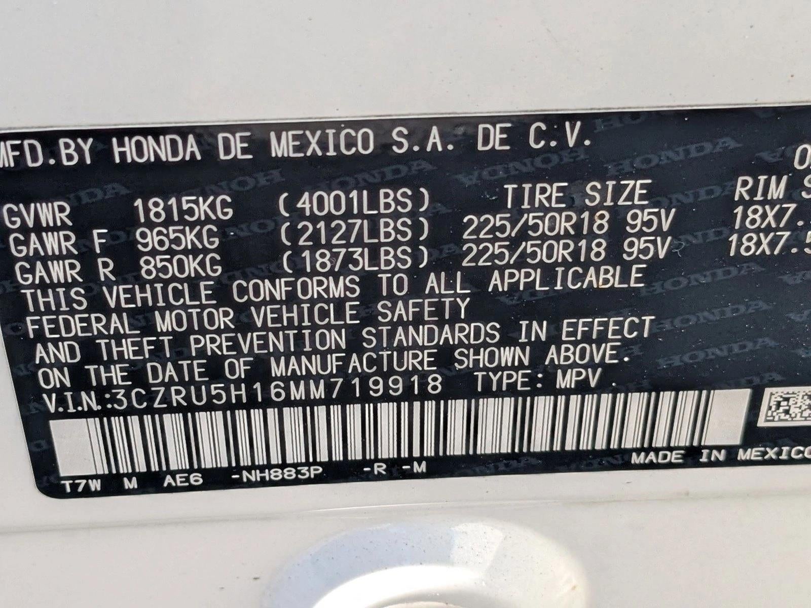 2021 Honda HR-V Sport 2WD CVT