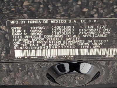 2022 Honda HR-V LX 2WD CVT