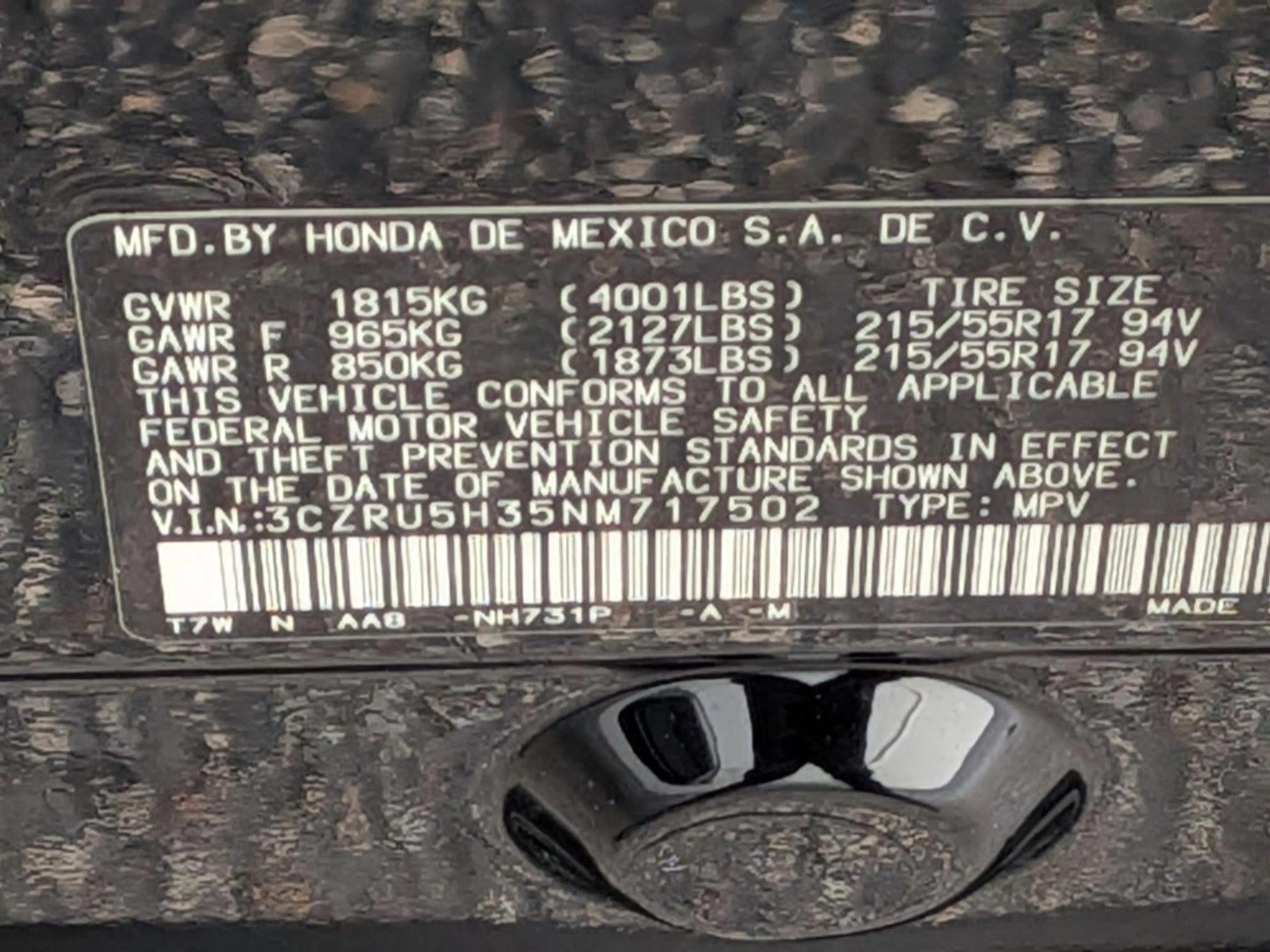 2022 Honda HR-V LX 2WD CVT