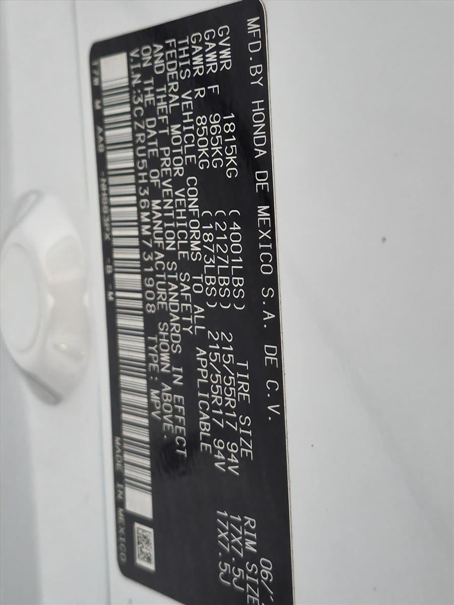 2021 Honda HR-V LX 2WD CVT