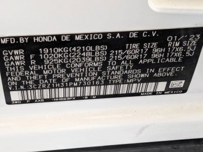 2023 Honda HR-V LX 2WD CVT