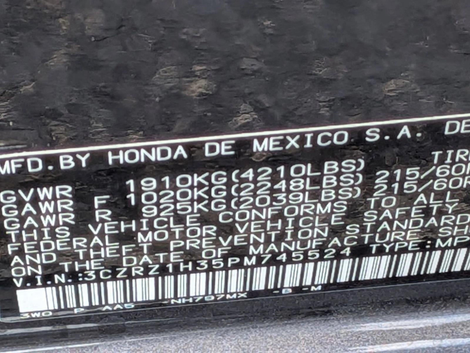 2023 Honda HR-V LX 2WD CVT