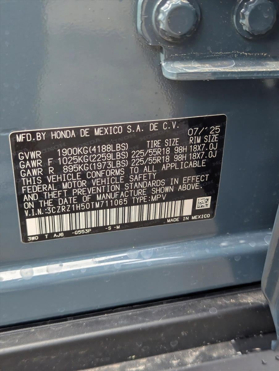 2026 Honda HR-V Sport 2WD CVT