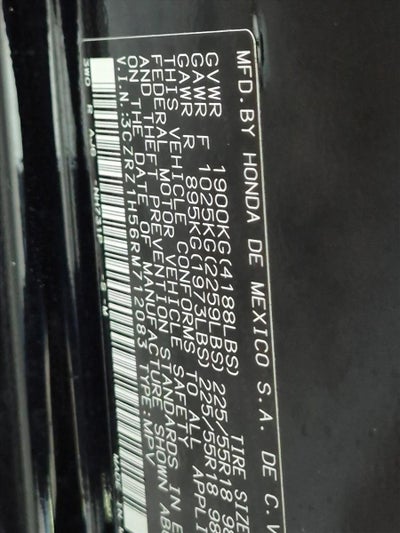 2024 Honda HR-V Sport 2WD CVT w/o BSI