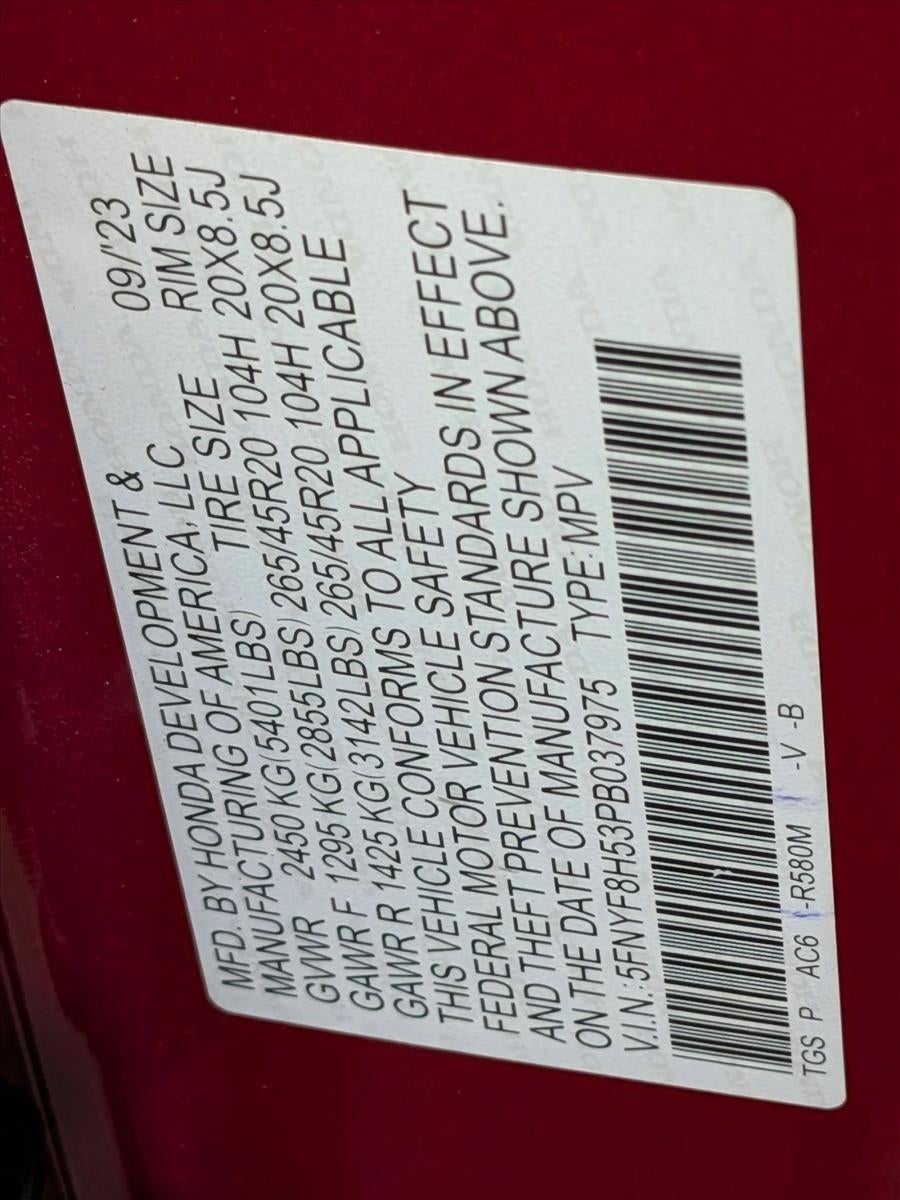 2023 Honda Passport EX-L AWD