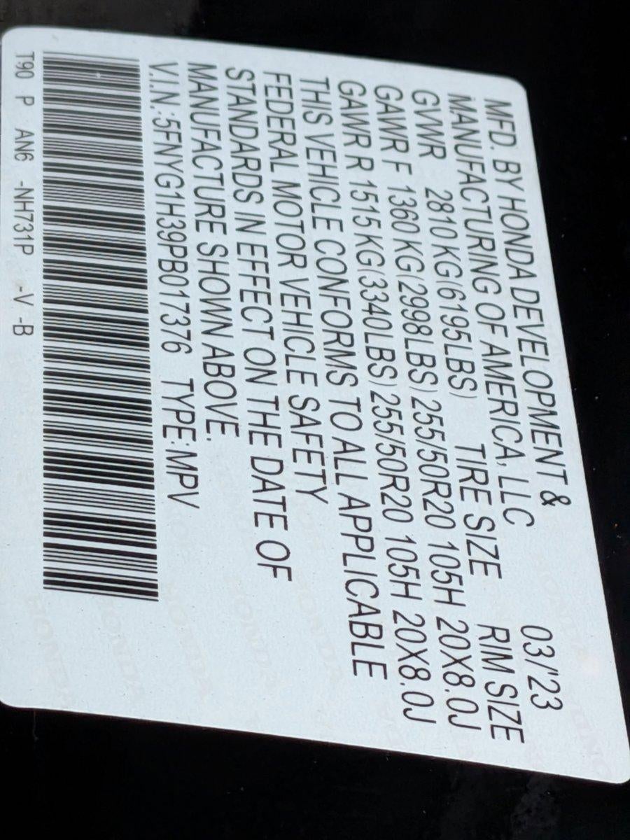 2023 Honda Pilot Sport AWD