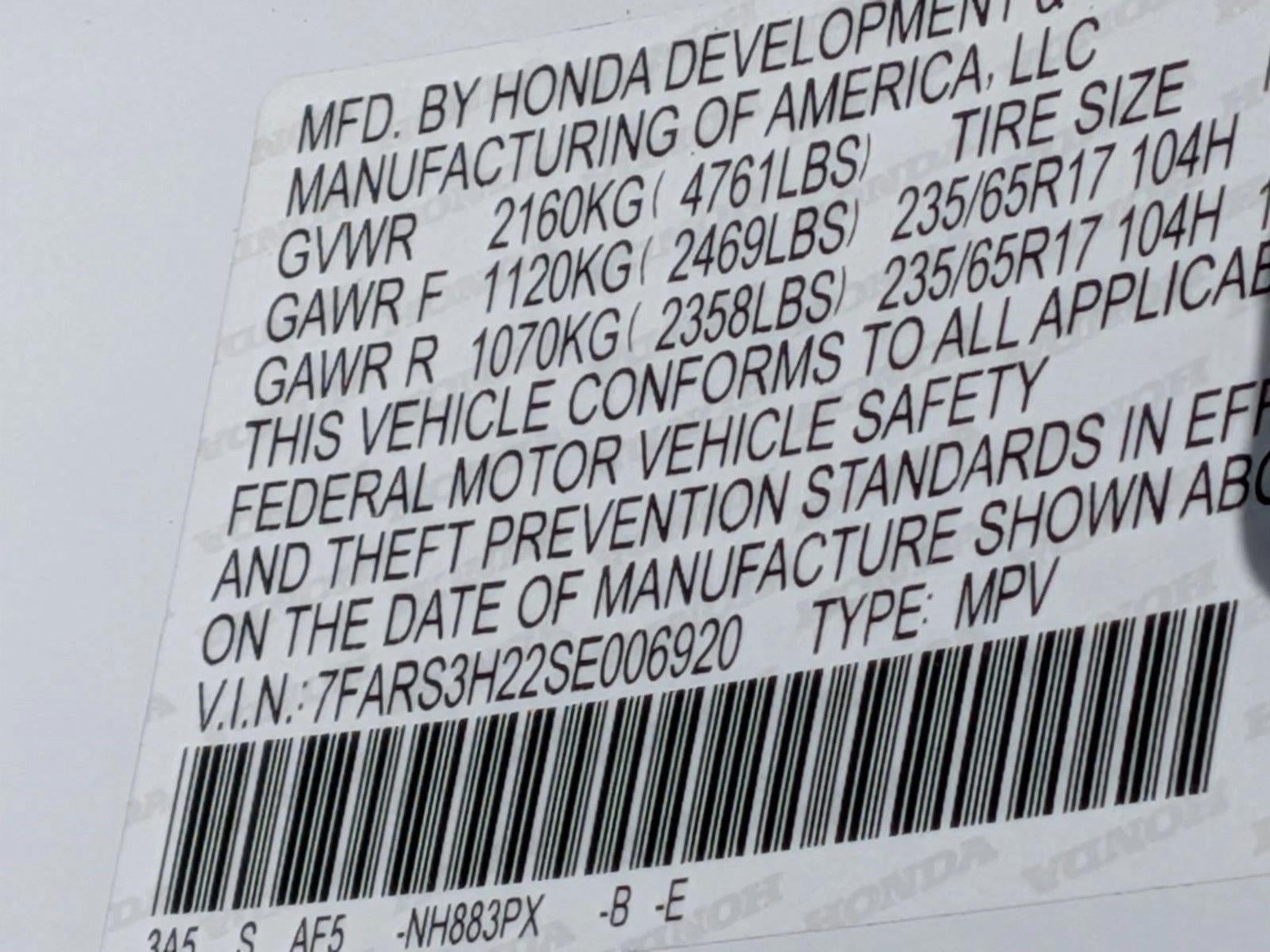 2025 Honda CR-V LX 2WD