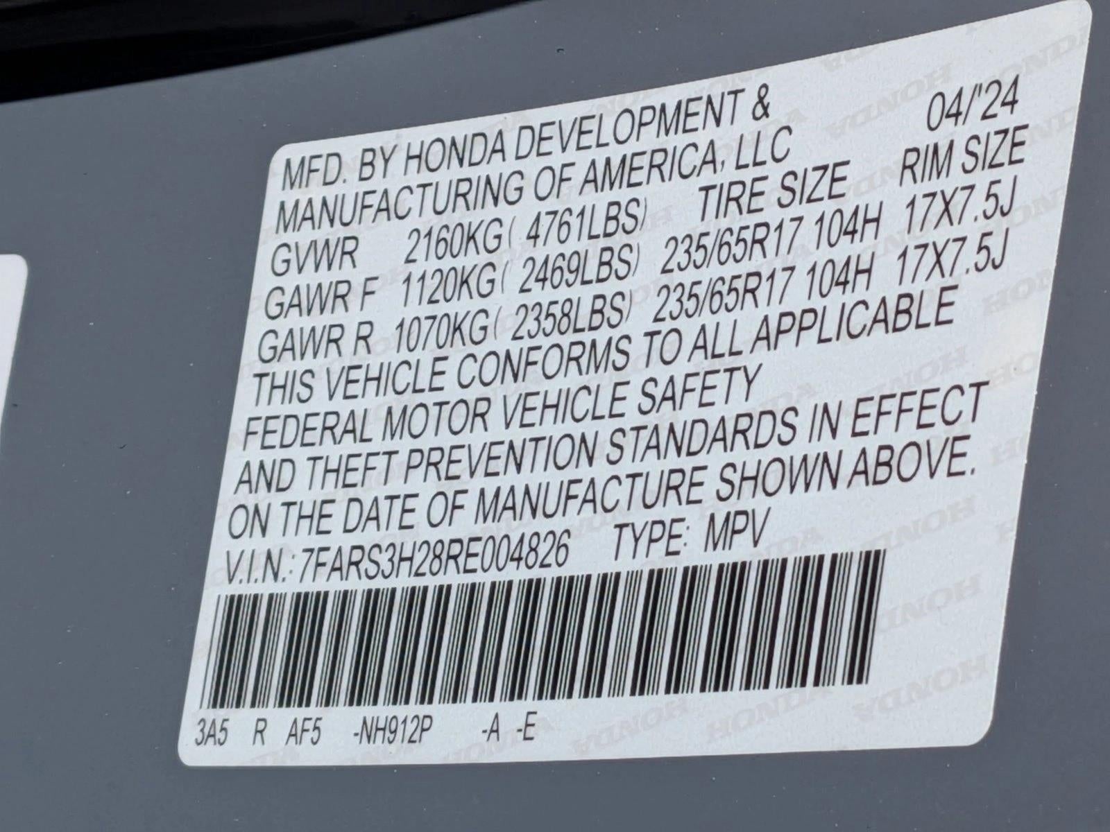 2024 Honda CR-V LX 2WD