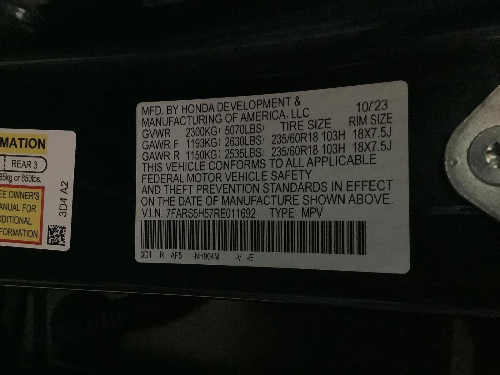 2024 Honda CR-V Hybrid Sport FWD