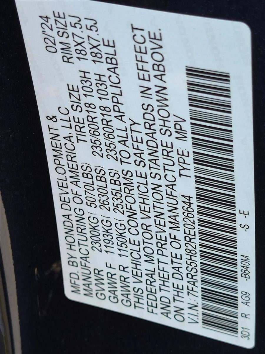 2024 Honda CR-V Hybrid Sport-L FWD