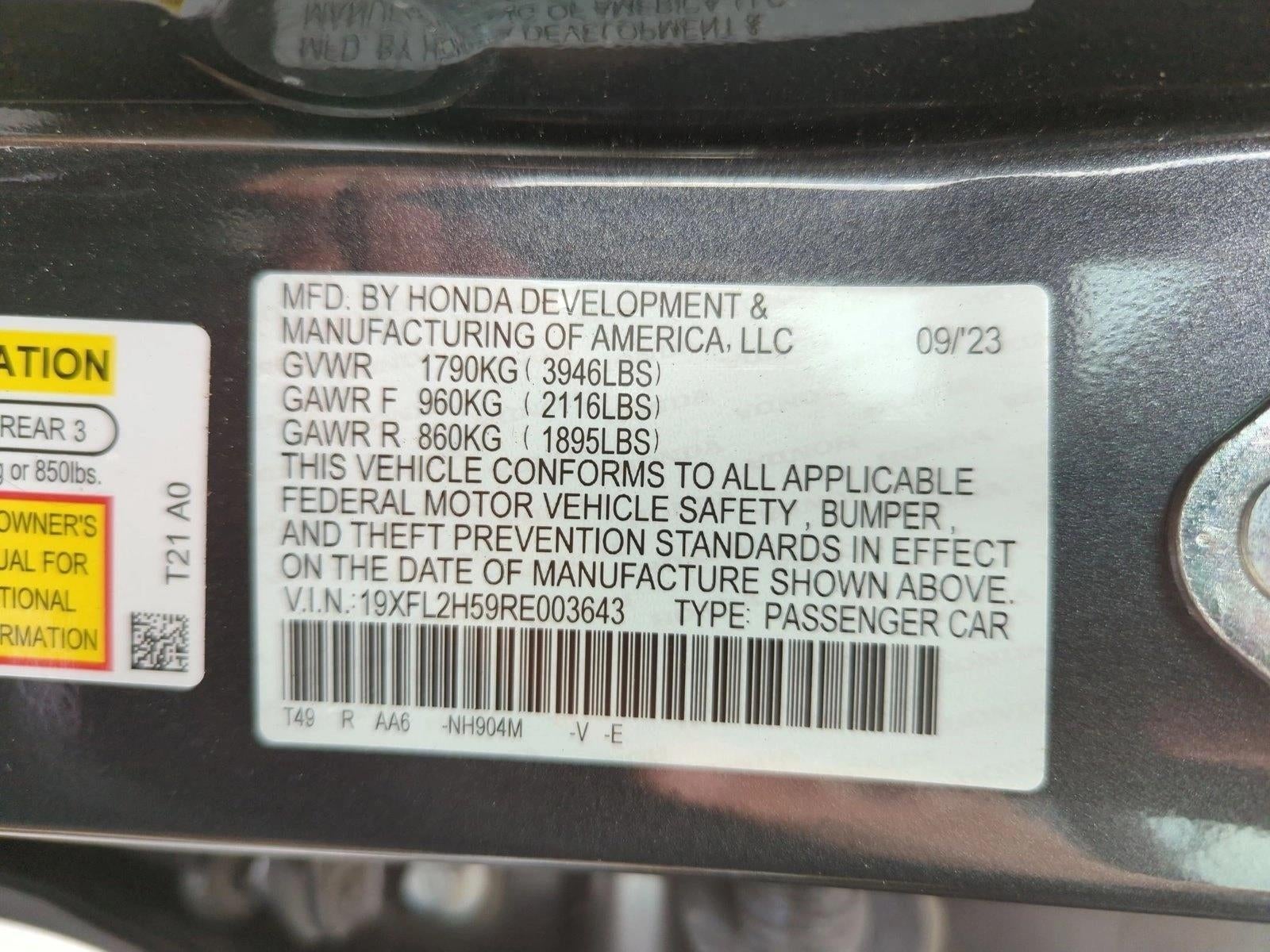 2024 Honda Civic Hatchback LX CVT