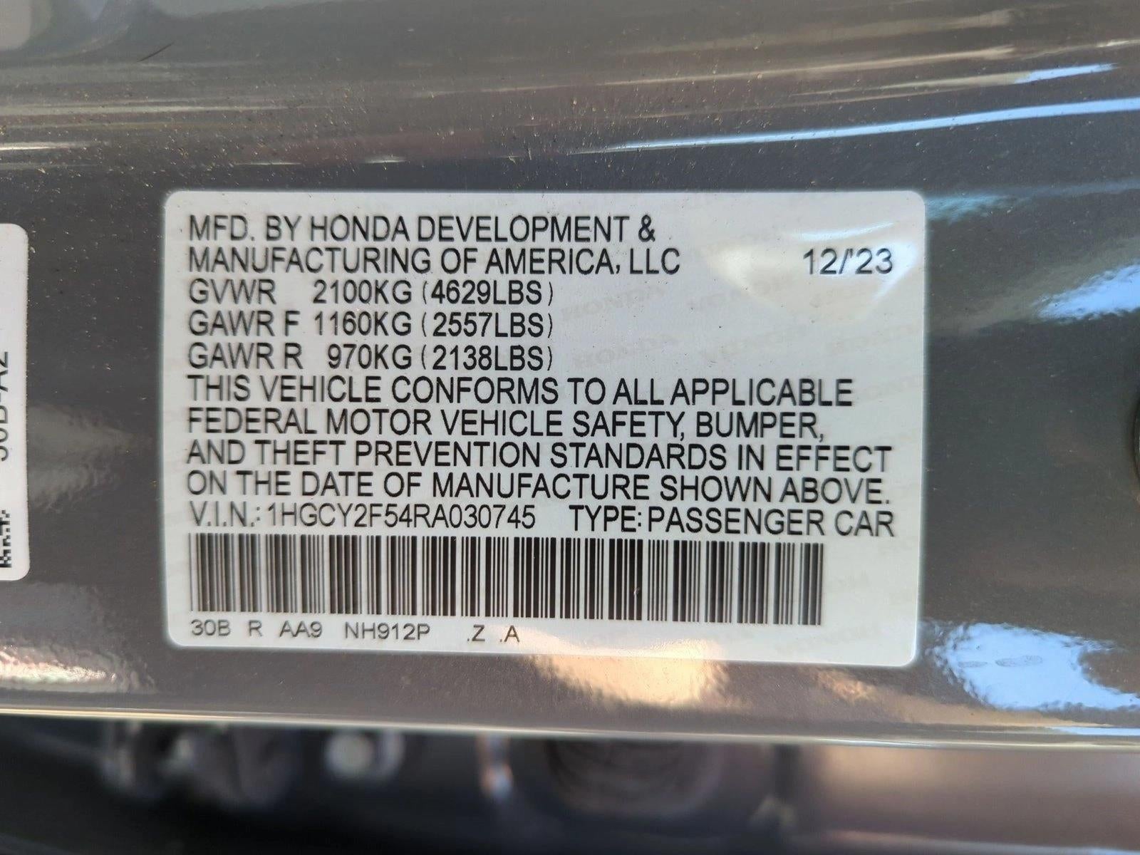 2024 Honda Accord Hybrid Sport Sedan