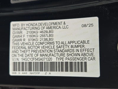 2025 Honda Accord Hybrid Sport Sedan