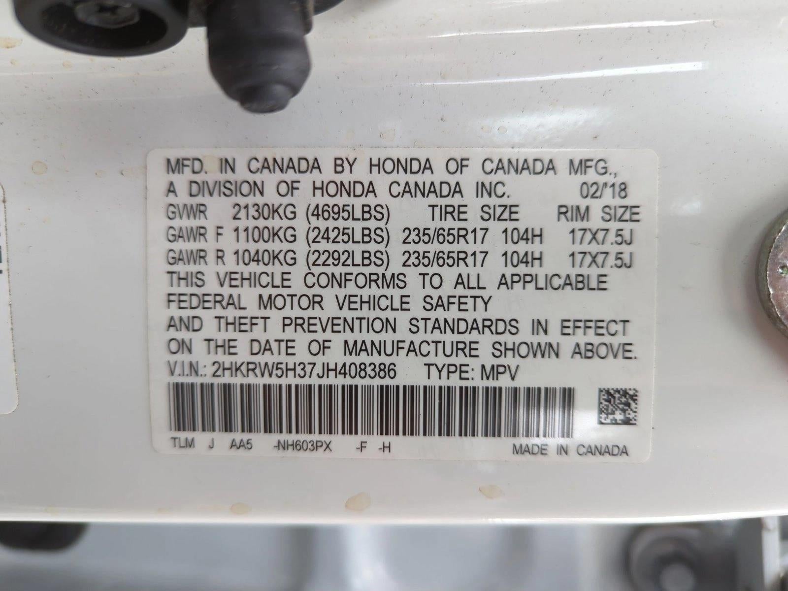 2018 Honda CR-V LX 2WD