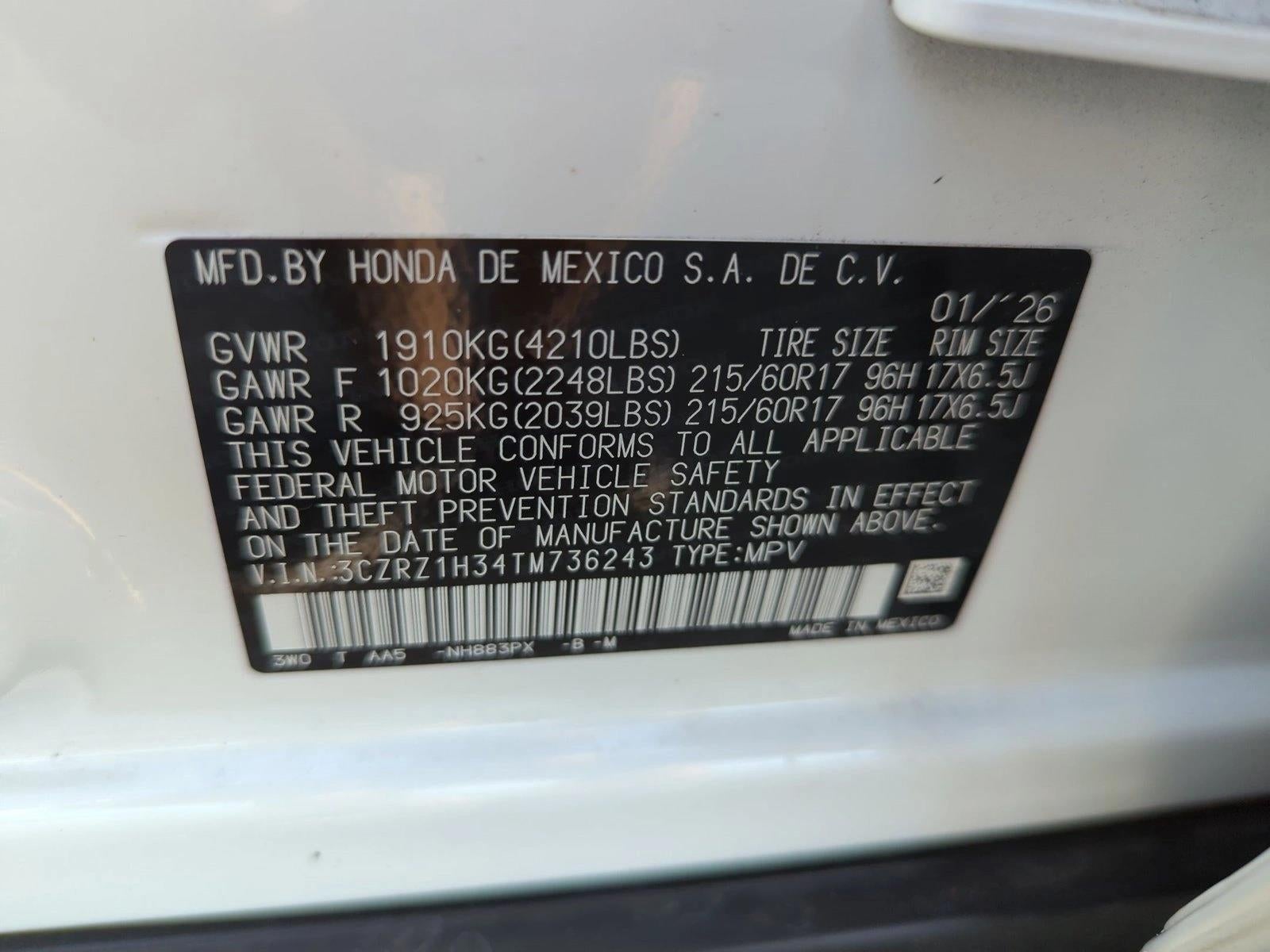 2026 Honda HR-V LX 2WD CVT