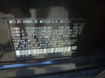2024 Honda HR-V LX AWD CVT