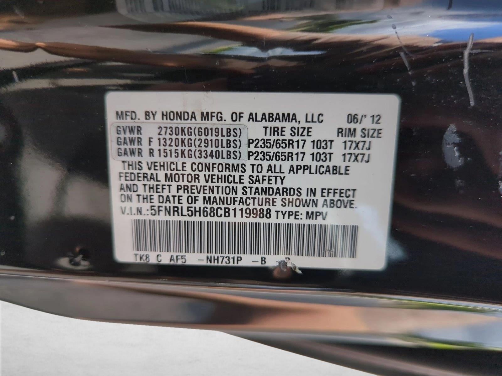2012 Honda Odyssey EX-L