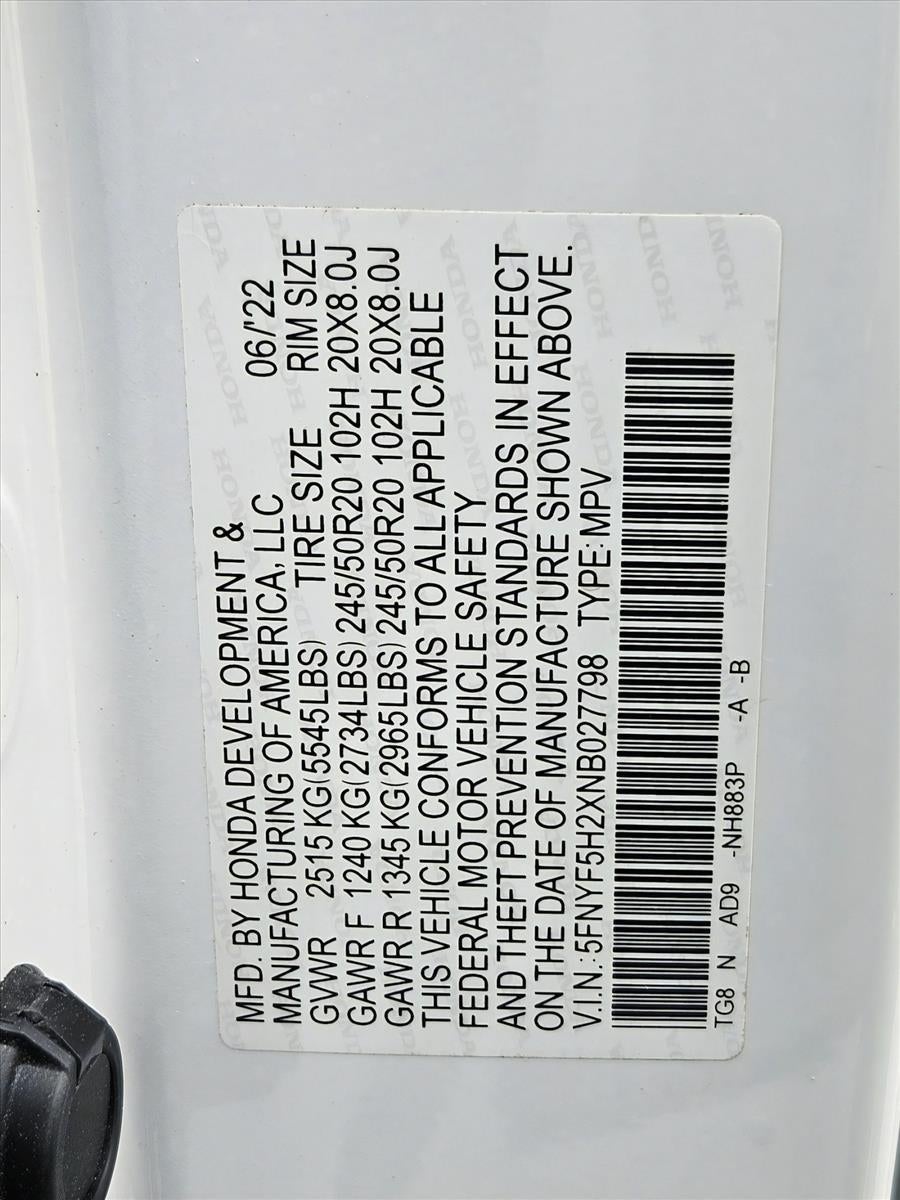 2022 Honda Pilot Special Edition 2WD