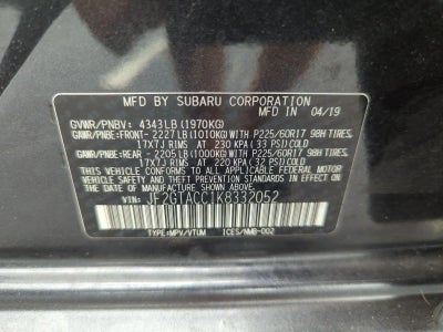2019 Subaru Crosstrek 2.0i Premium CVT