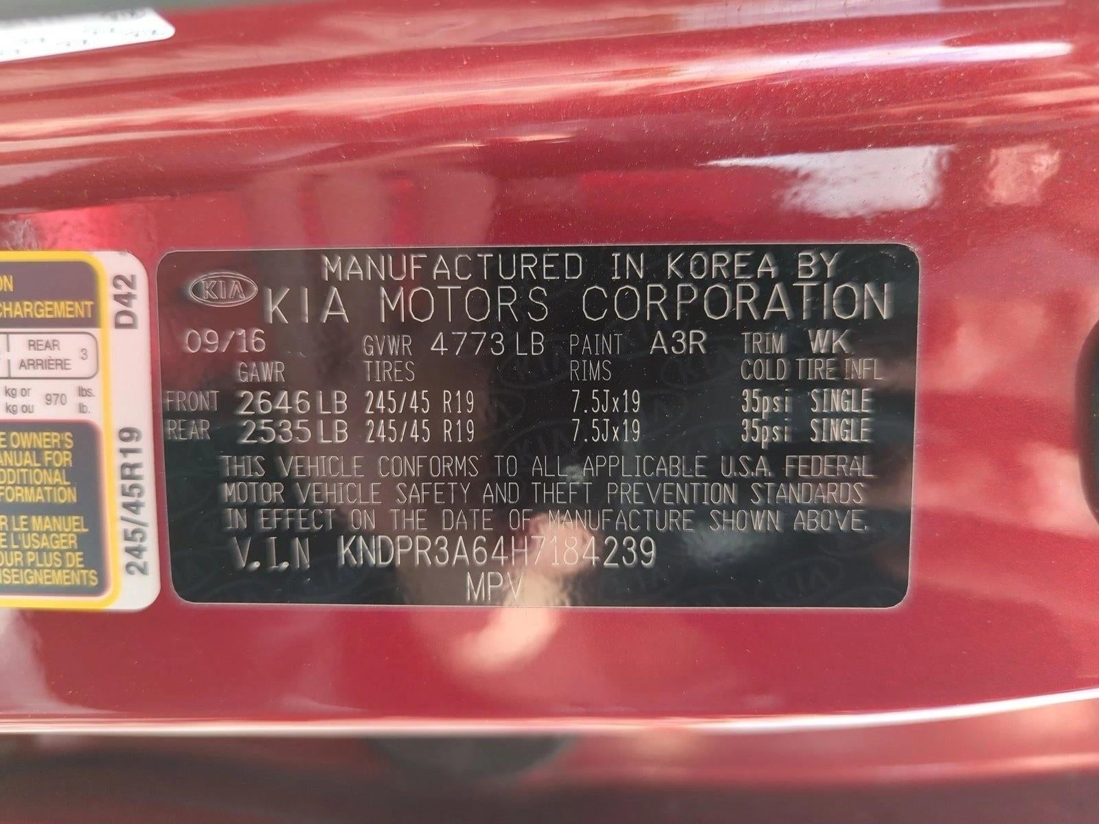 2017 Kia Sportage SX Turbo FWD