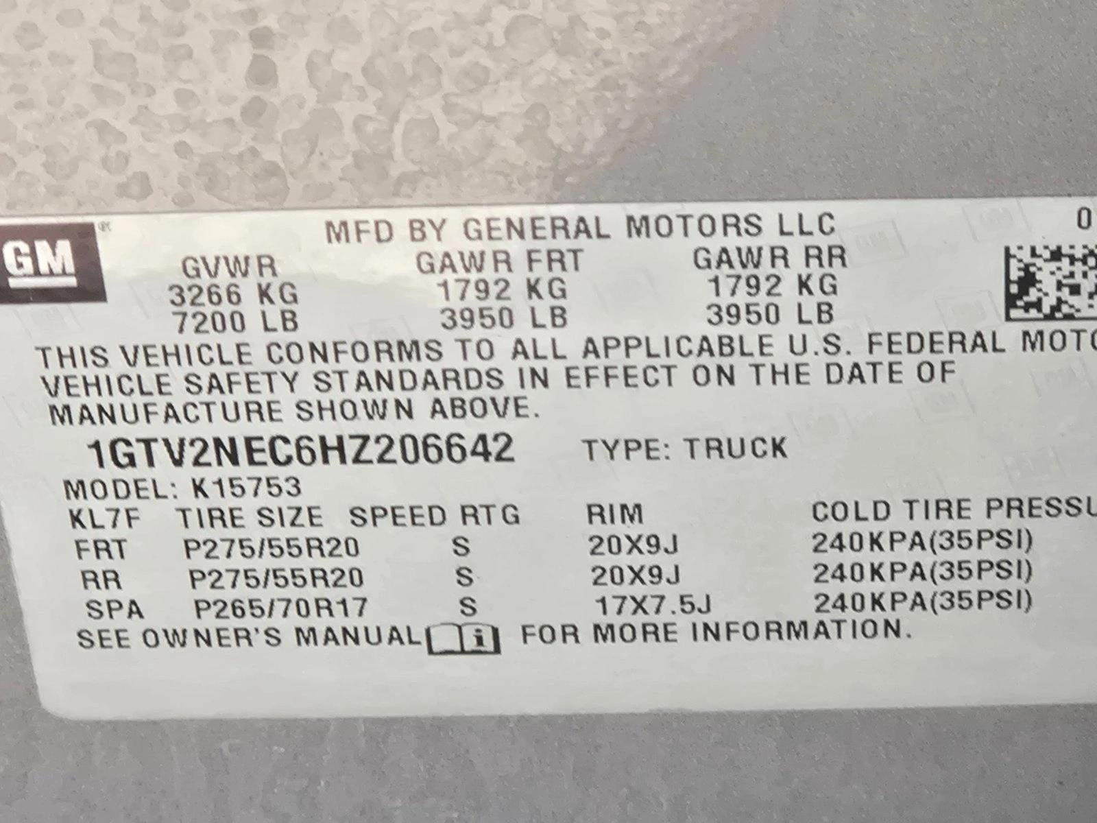 2017 GMC Sierra 1500 Double Cab Standard Box 4-Wheel Drive SLT