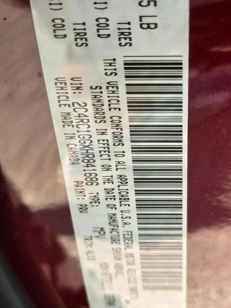 2017 Chrysler Pacifica Limited FWD