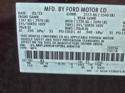 2023 Lincoln Nautilus Reserve FWD