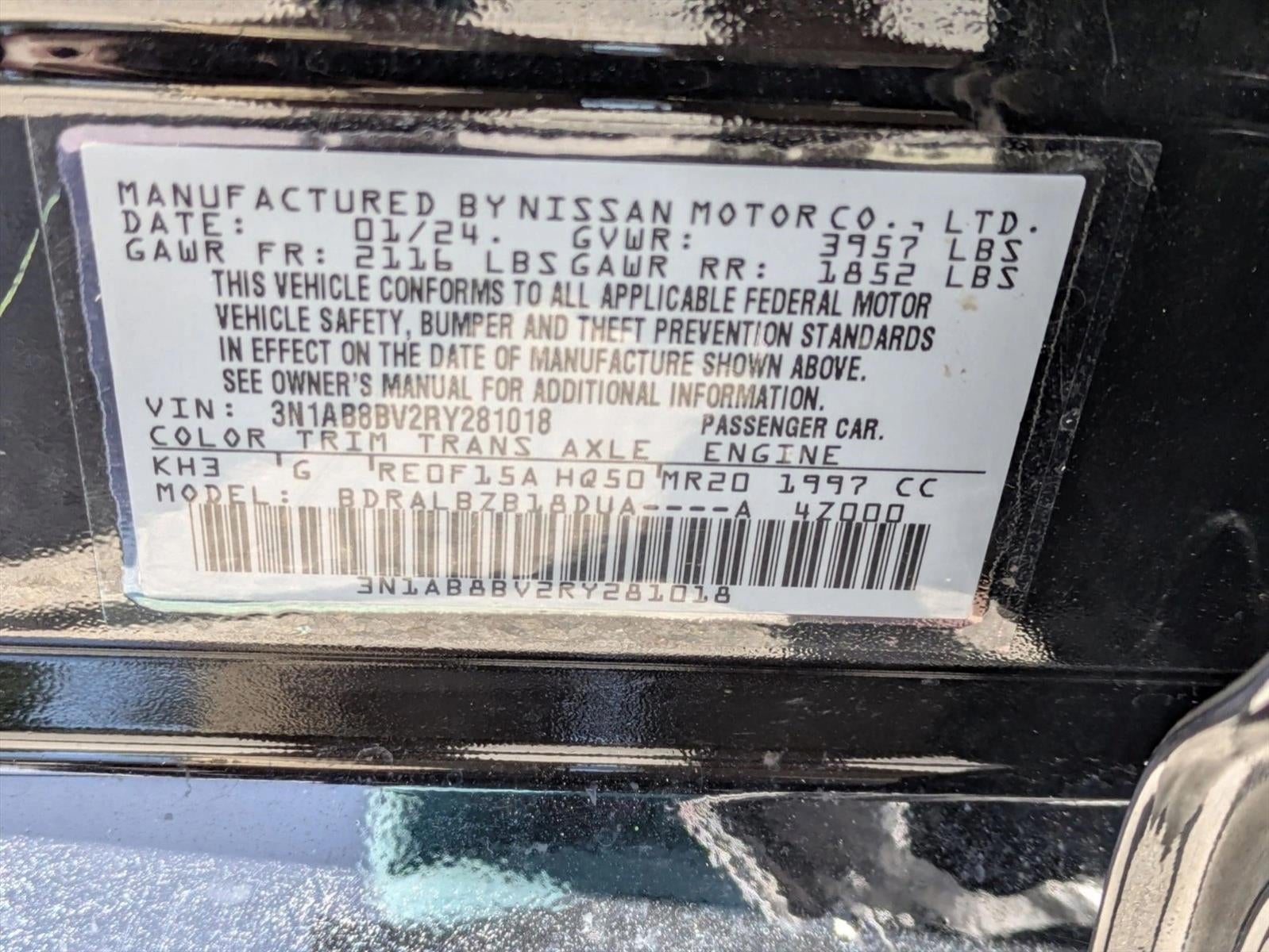 2024 Nissan Sentra S CVT