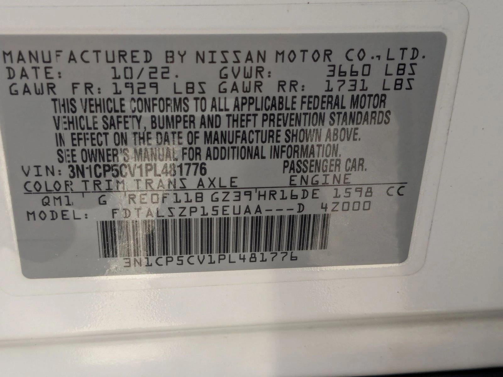 2023 Nissan Kicks SV FWD