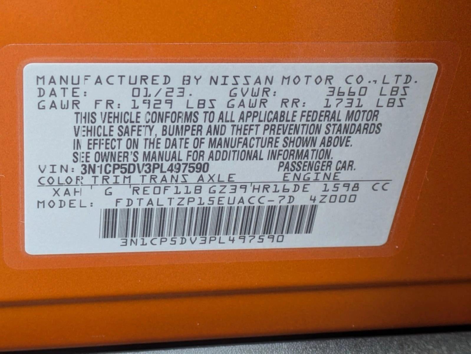 2023 Nissan Kicks SR FWD