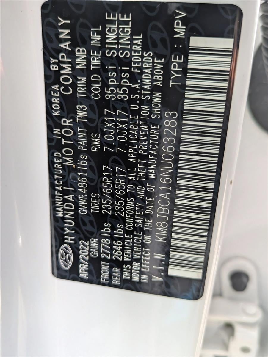 2022 Hyundai TUCSON Hybrid Blue AWD